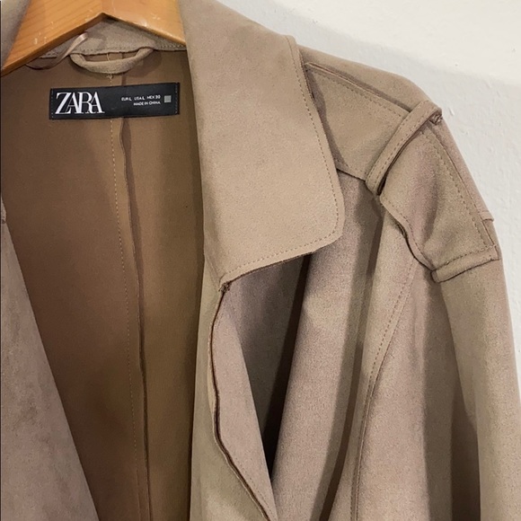 Zara Faux Suede Jacket - Picture 9 of 14